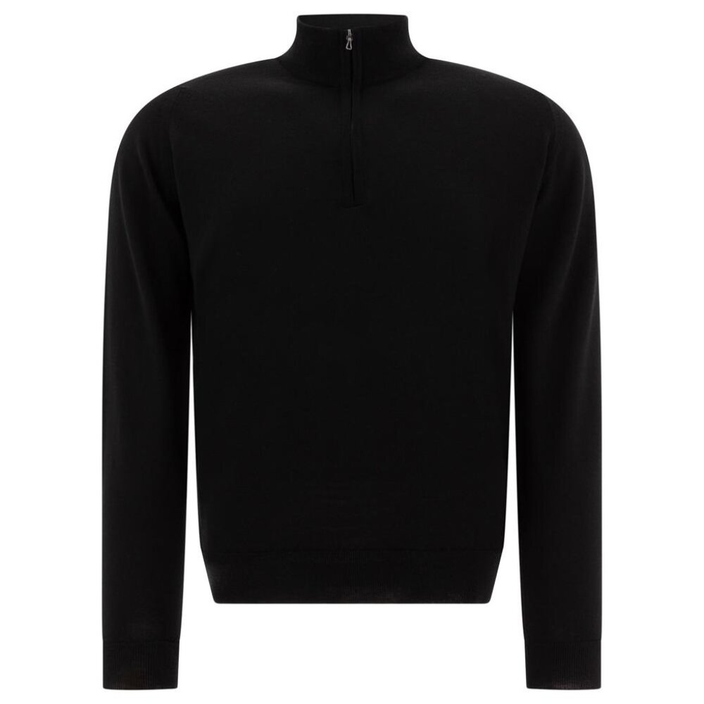 John Smedley Merino Wool Tapton Half-Zip Sweater Tag Size M Men